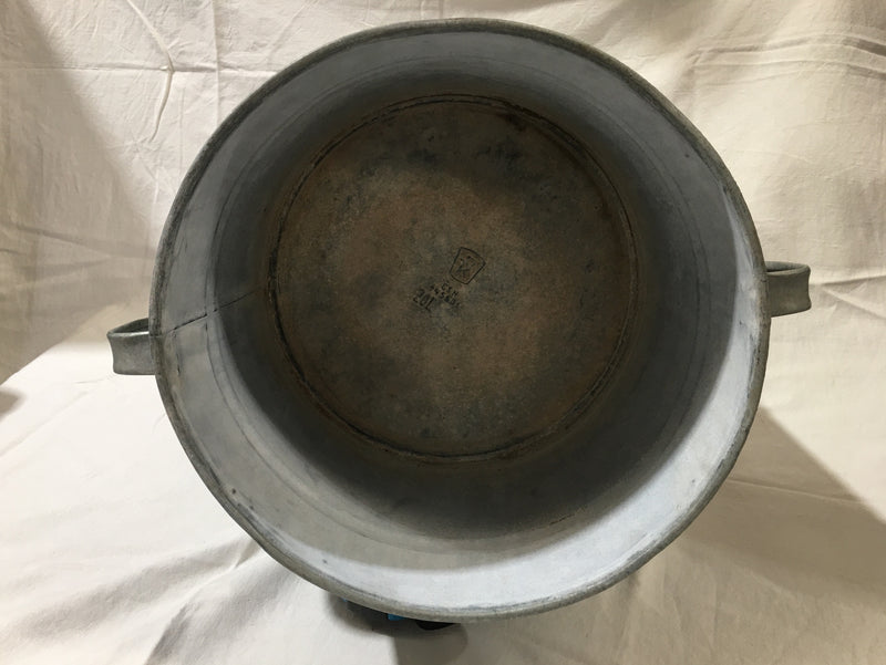Copy of Copy of Vintage  European Galvanised Pot  #3018 (4)