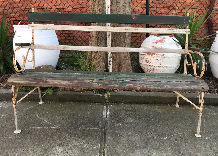 Vintage Garden Bench Seat #3572 B