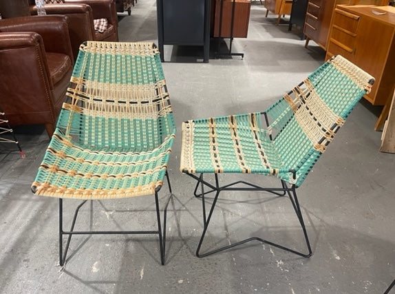 Mid Century "String" Patio Setting #4321