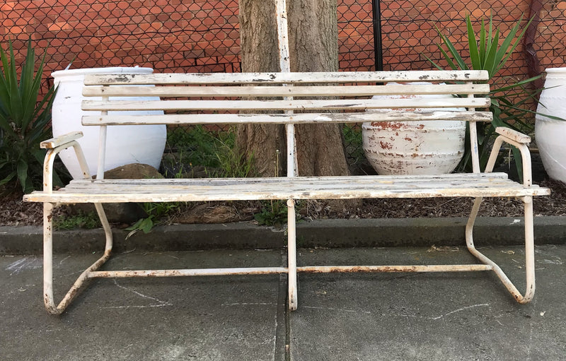 Vintage Garden Bench Seat #3572 C