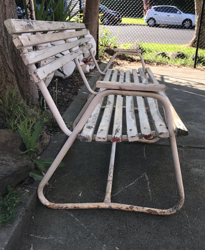 Vintage Garden Bench Seat #3572 C