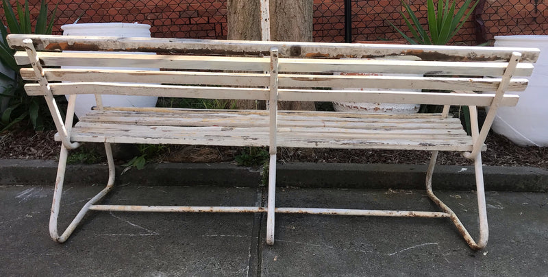 Vintage Garden Bench Seat #3572 C