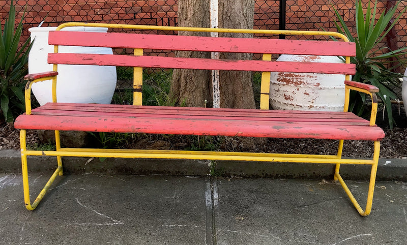 Vintage Garden Bench Seat #3572 D