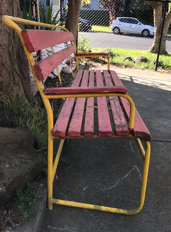 Vintage Garden Bench Seat #3572 D