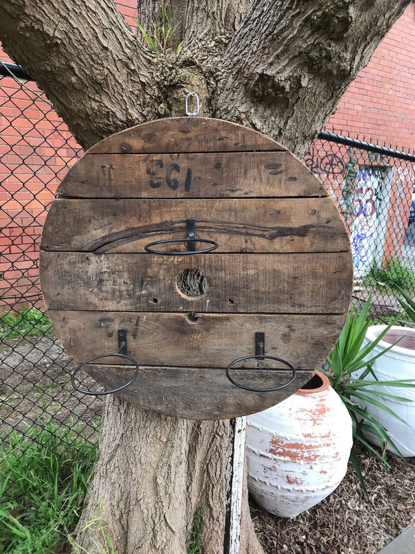 Vintage Wooden Wall Planter #3573 Byron