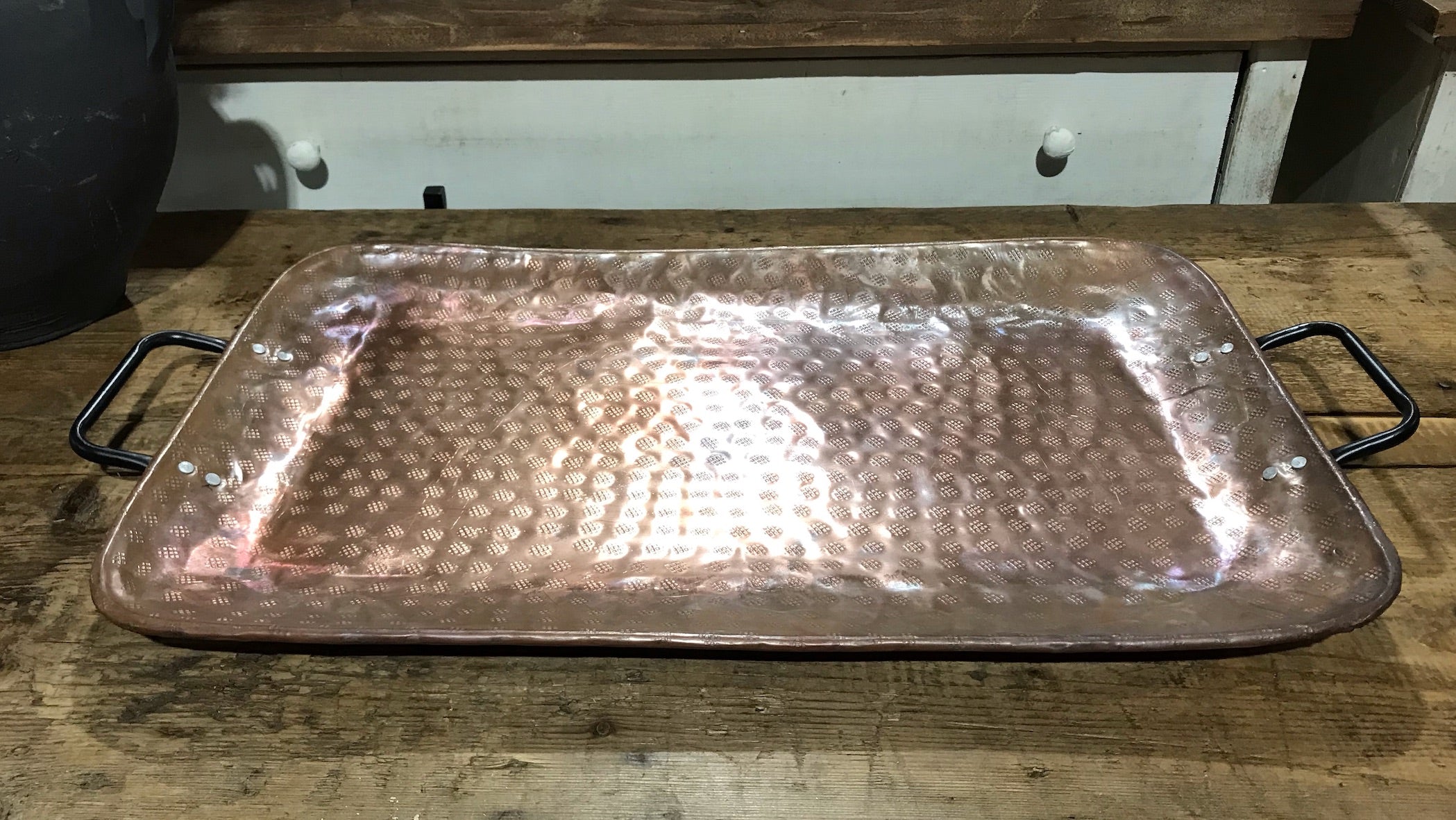 Copper Tray  #3575 Byron