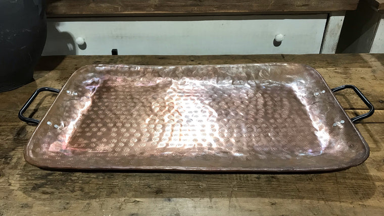 Copper Tray  #3575 Byron