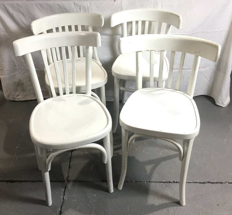 Vintage Czech Thonet Chairs x 4  # 3027