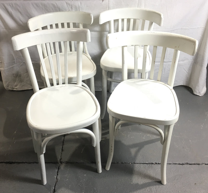 Vintage Czech Thonet Chairs x 4  # 3027