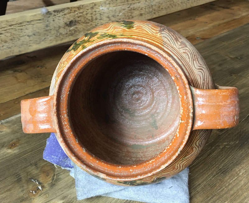Hungarian Gypsy Terracotta Vase  #3030