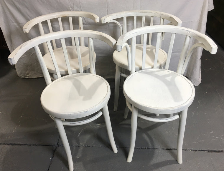 Vintage Czech Thonet Chairs x 4  # 3028