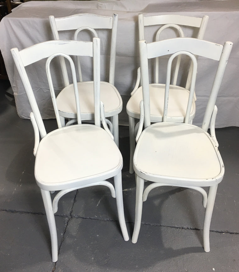 Vintage Czech Thonet Chairs x 4  # 3029