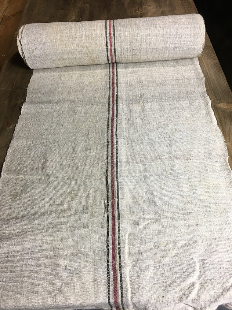 Vintage French Linen Roll 1940s  #3033 (Read Information About This Item)