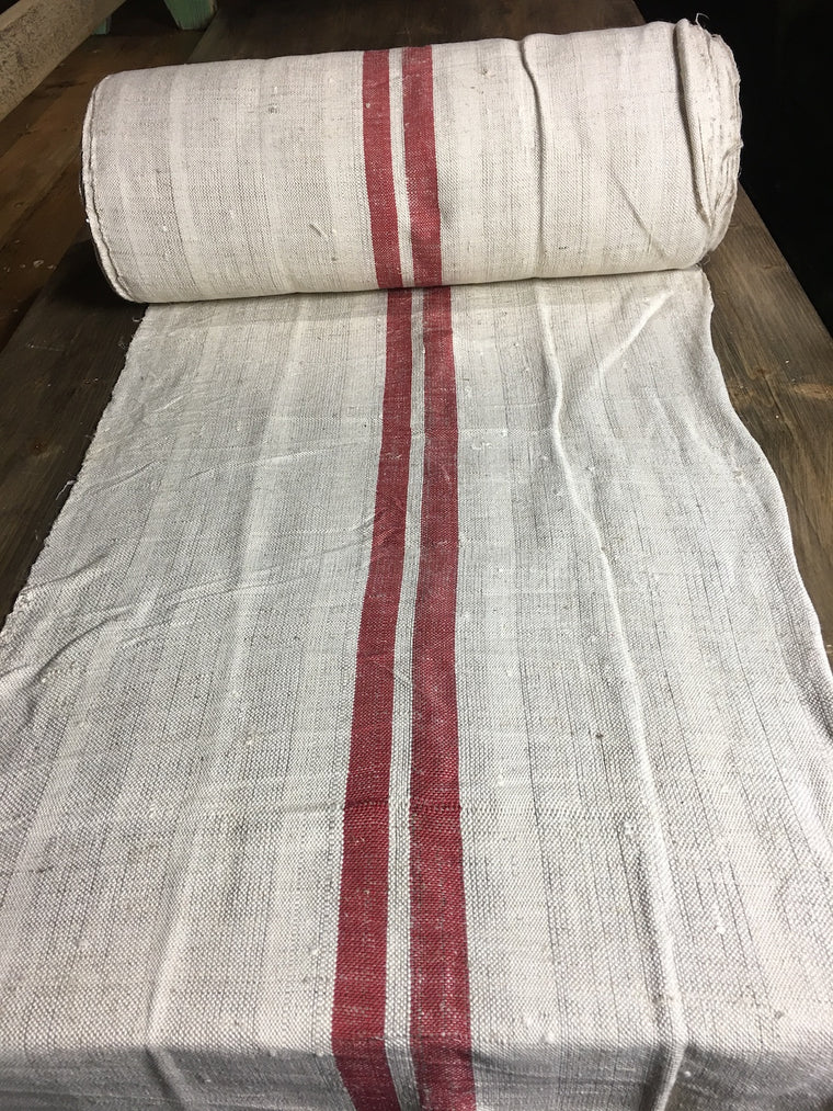 Vintage French Linen Roll 1940s  #3035 (Read Information About This Item)