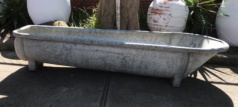 Vintage Galvanized Bath Tub #3585 B  Garden Use