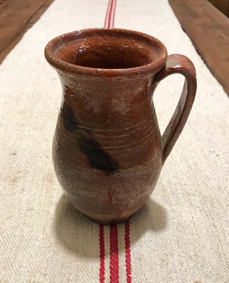 Hungarian Gypsy Terracotta Vessle/ Jug  #3587 A