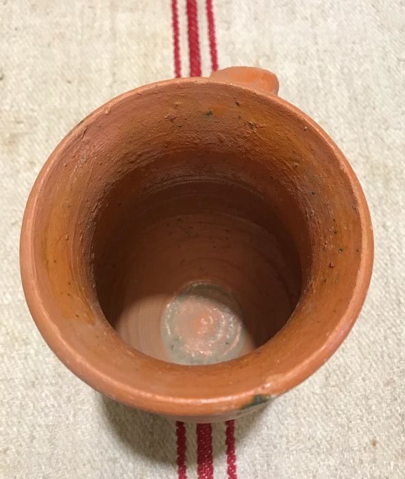 Hungarian Gypsy Terracotta Vessle/ Jug  #3587 D
