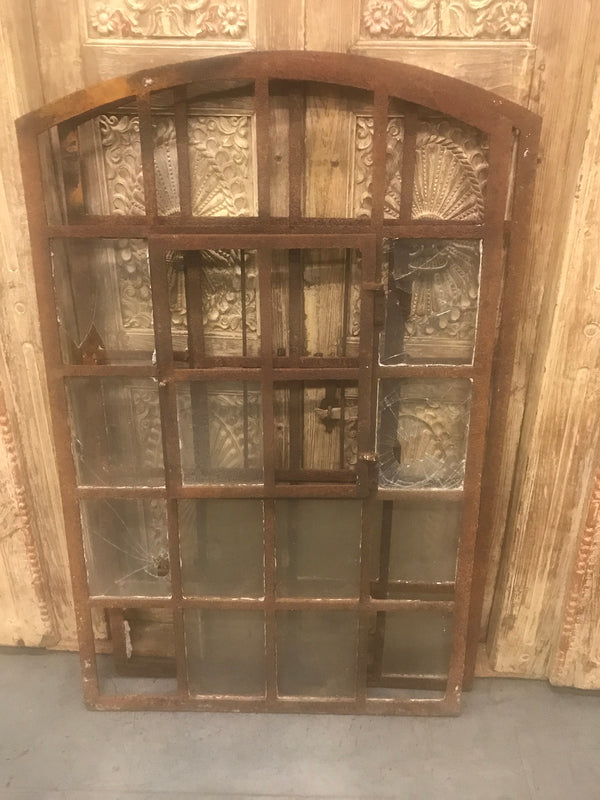 Vintage industrial European cast iron  windows  #2365