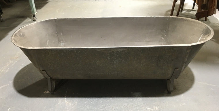 Vintage European  Galvanised Bath Tubs #3076