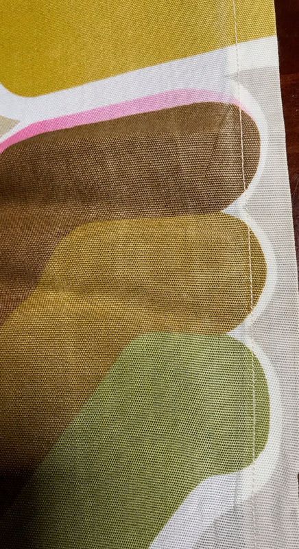 Vintage  Curtain  #F361  FREE AUS POSTAGE