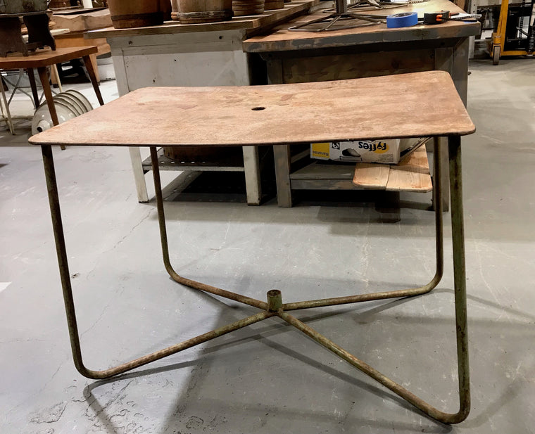 Vintage Metal  Garden Table  #3592 B Byron