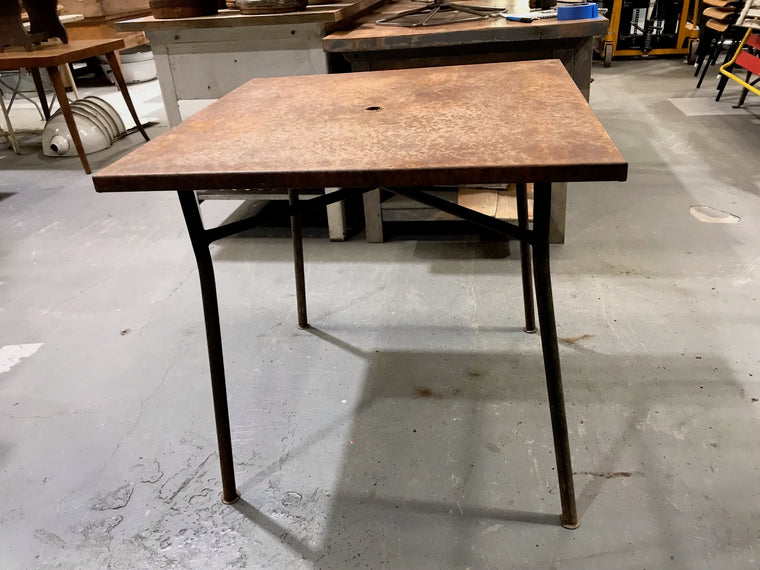 Vintage Metal  Garden Table  #3592 D Byron