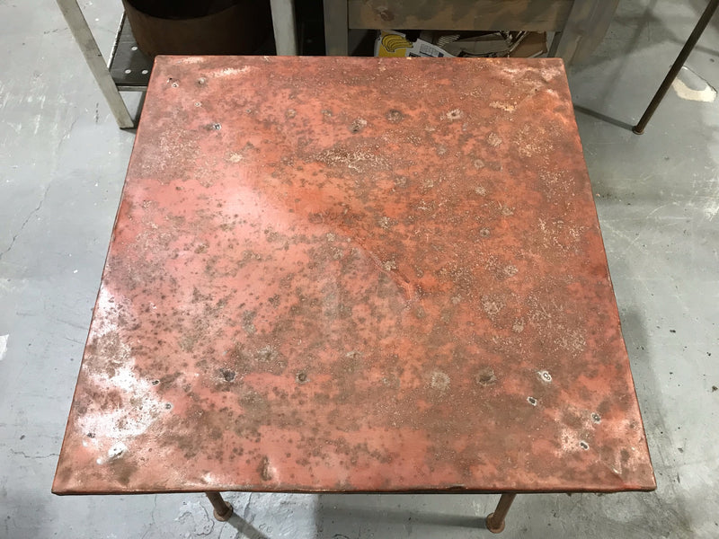 Vintage Metal  Garden Table  #3592 E