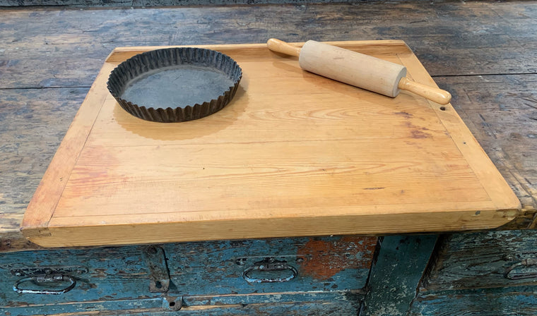 Vintage  European Double Sided  Pasta / Baking  Board  #4345