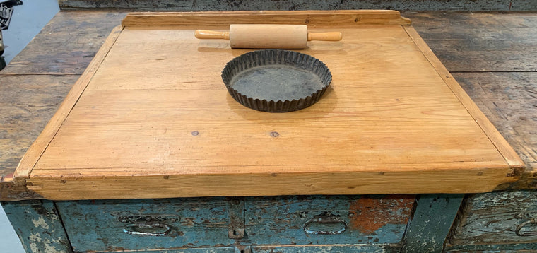 Vintage  European Double Sided  Pasta / Baking  Board  #4347