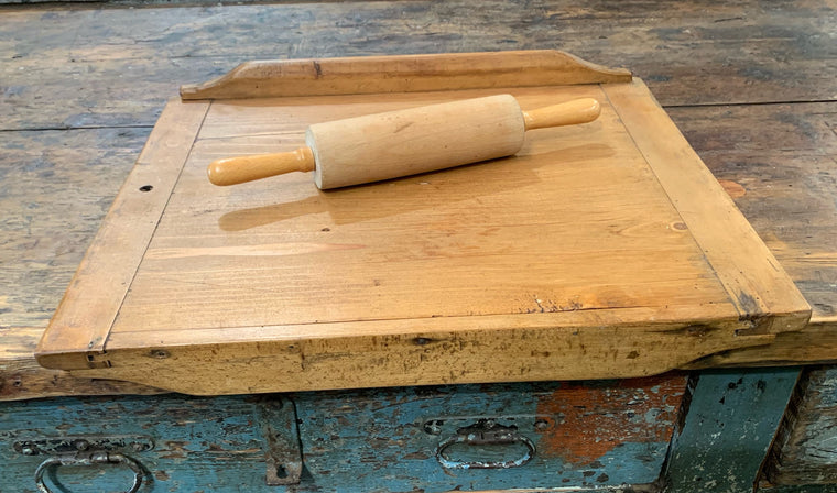 Vintage  European Double Sided  Pasta / Baking  Board  #4348