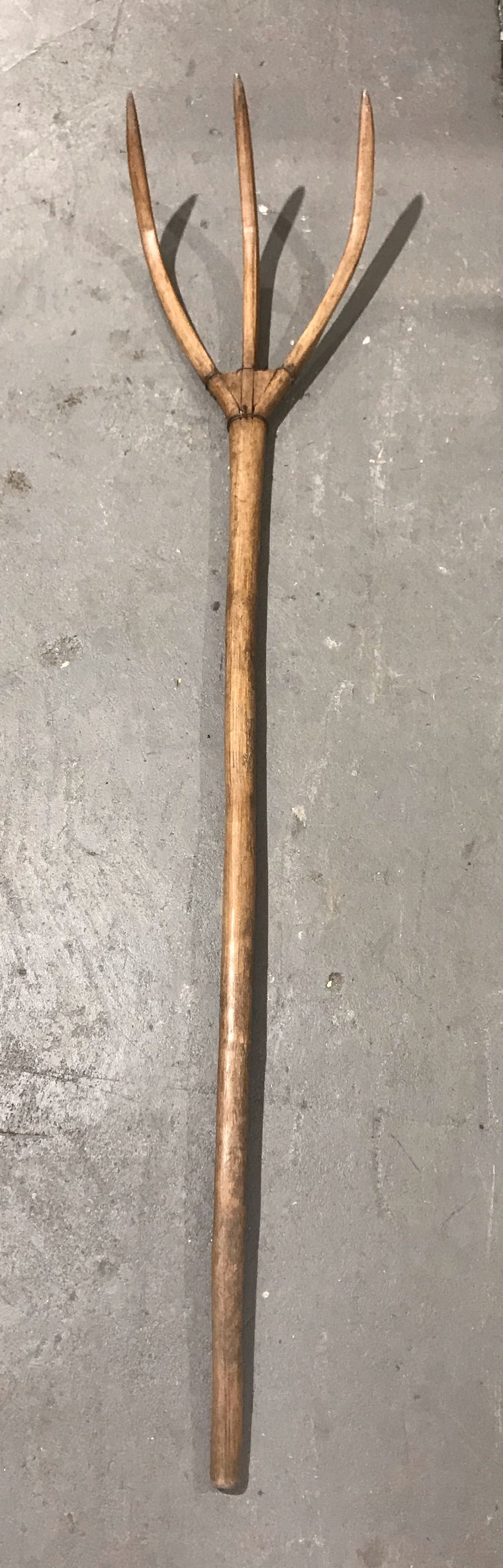 Vintage  European Wooden Hay Fork #3600 C