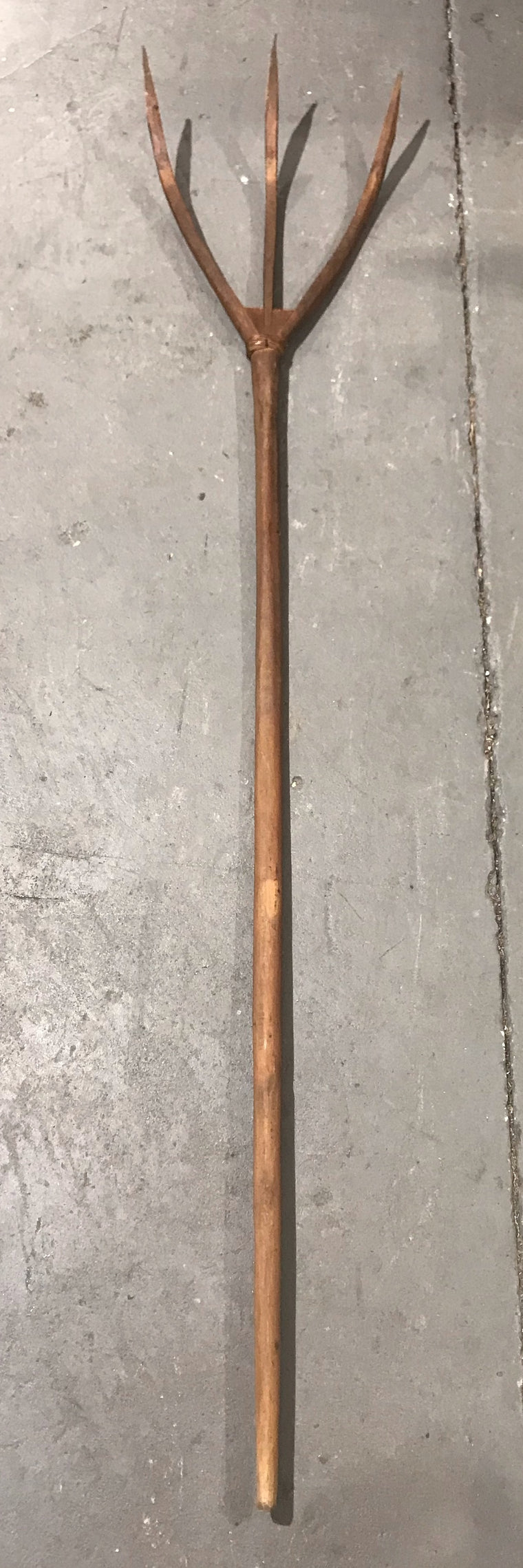 Vintage  European Wooden Hay Fork #3600 D