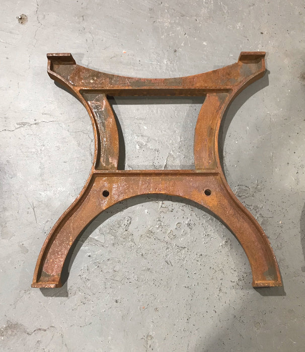 Vintage industrial European Workbench Cast Iron Legs  #3601 A