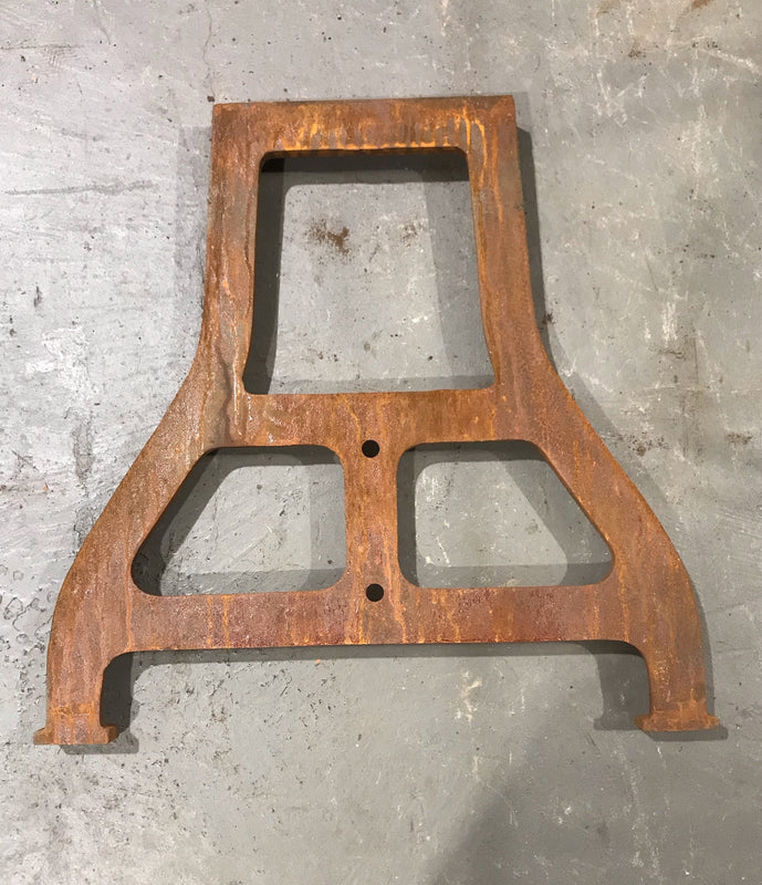 Vintage iIdustrial European Workbench Cast Iron Legs  #3601b