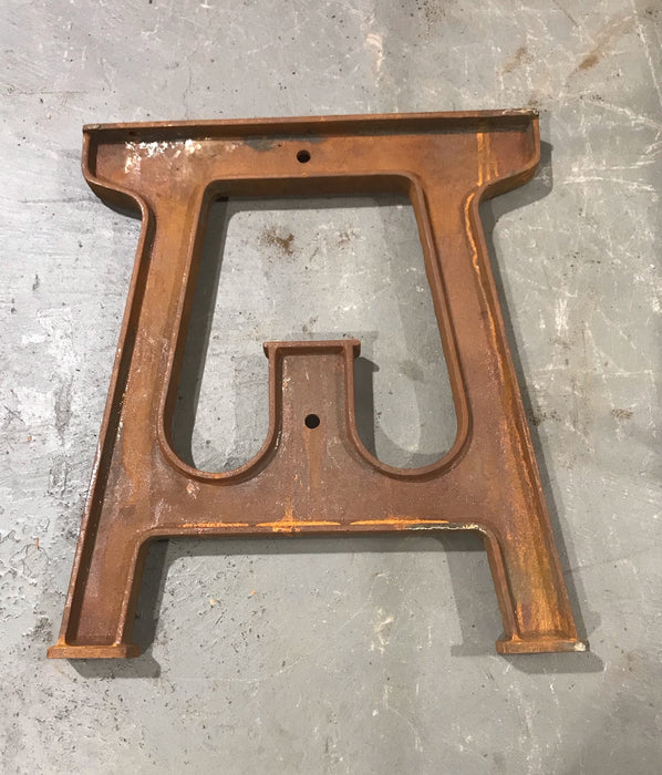 Vintage Industrial European Workbench Cast Iron Legs #3601 C