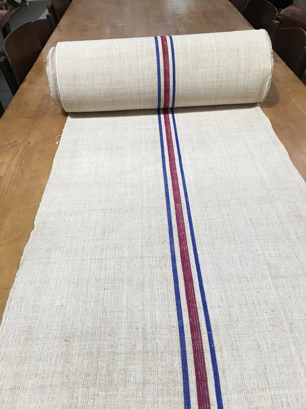 Vintage French Linen Roll 1940s  #3096 (Read Information About This Item)