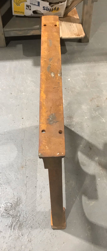 Vintage Industrial European Workbench Cast Iron Legs #3601 C