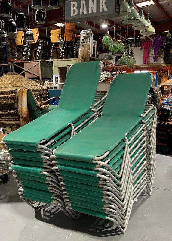 Vintage French beach chair  #3511