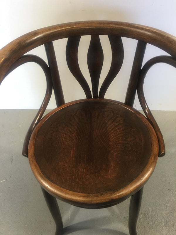 Vintage Czech Thonet Chair  # 3102 (5)