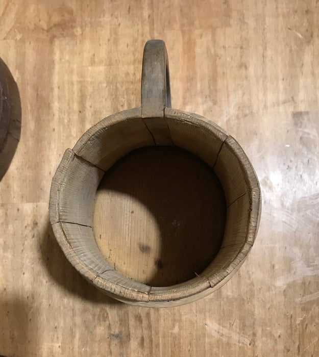 Vintage  European Wooden Pitcher #3607C