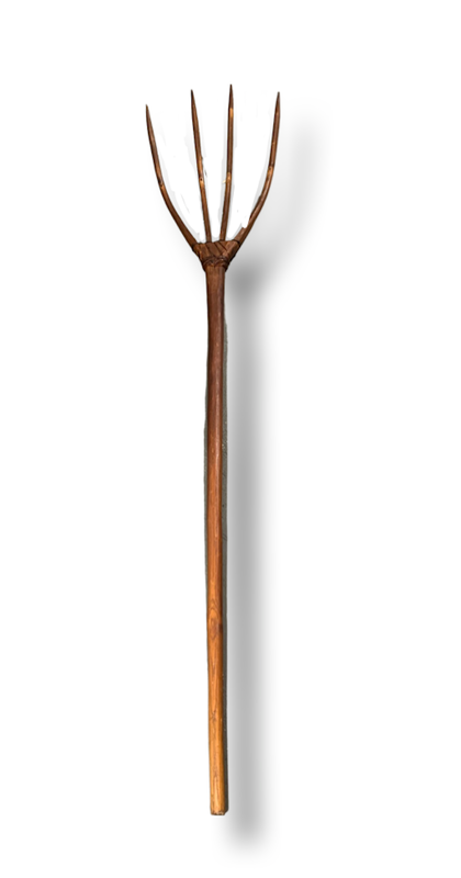 Vintage  European Wooden Hay Fork #4365