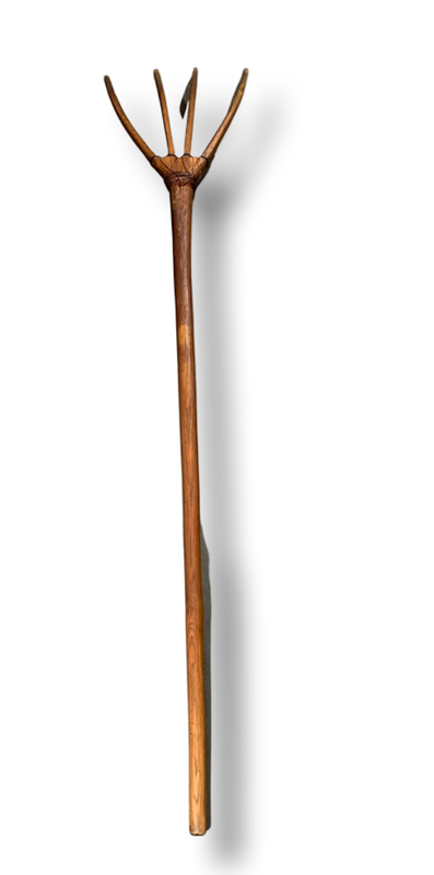 Vintage  European Wooden Hay Fork #4365