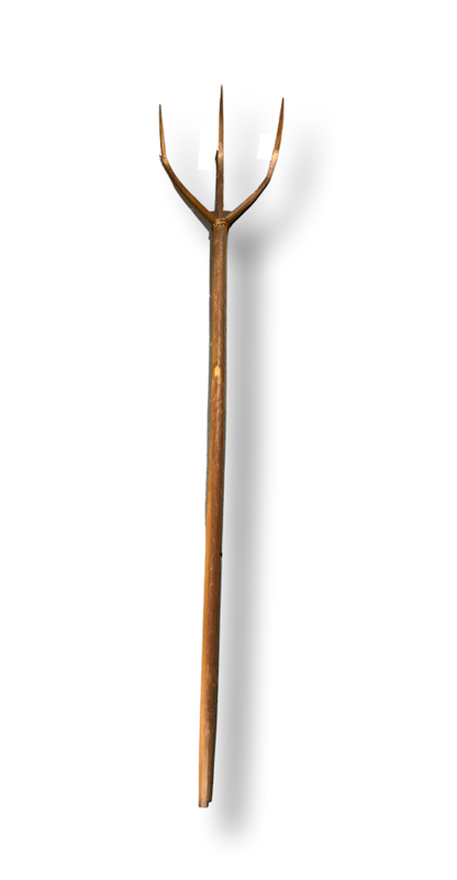 Vintage  European Wooden Hay Fork #4369