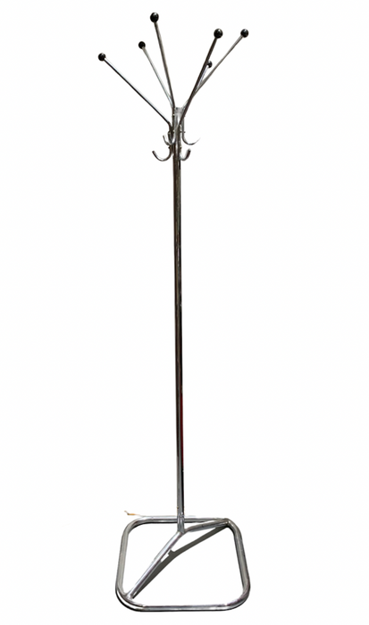 Vintage Chrome Czech  Coat Rack  #4377