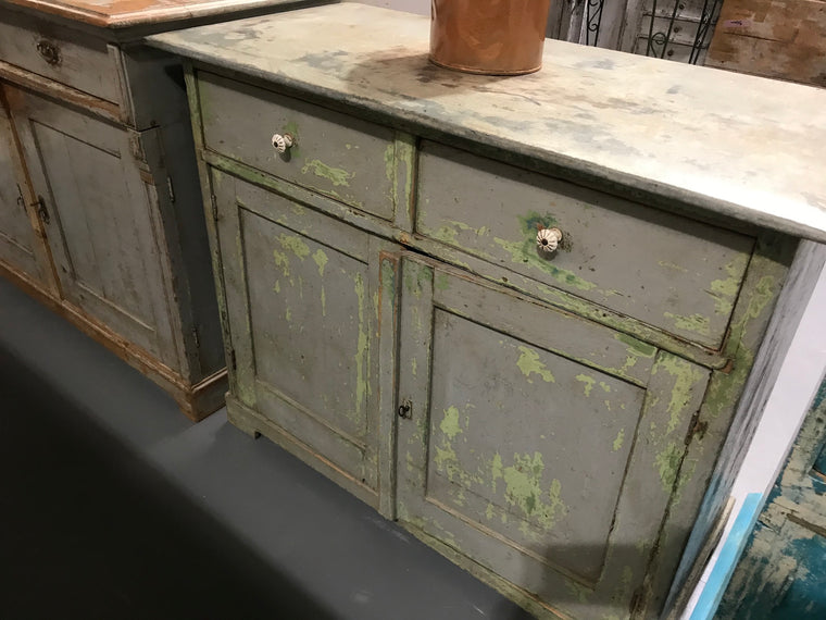 Vintage European wooden kitchen cabinet #B2677 Byron