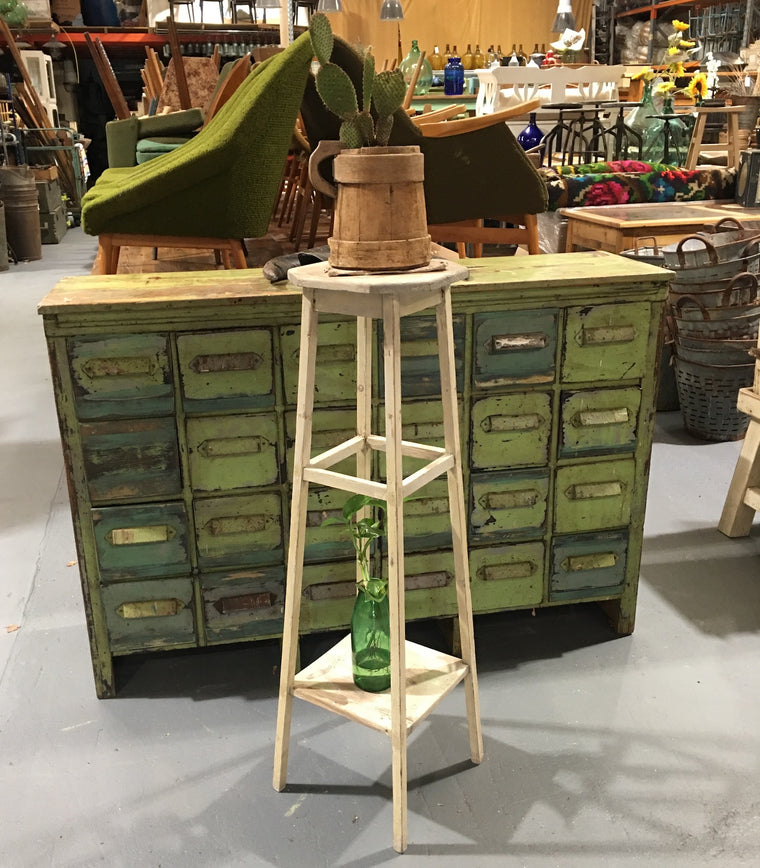 Vintage style French wooden garden flower pot stand  # 2745