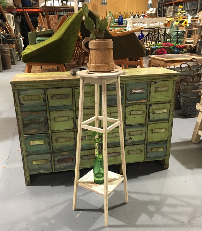 Vintage style French wooden garden flower pot stand  # 2745