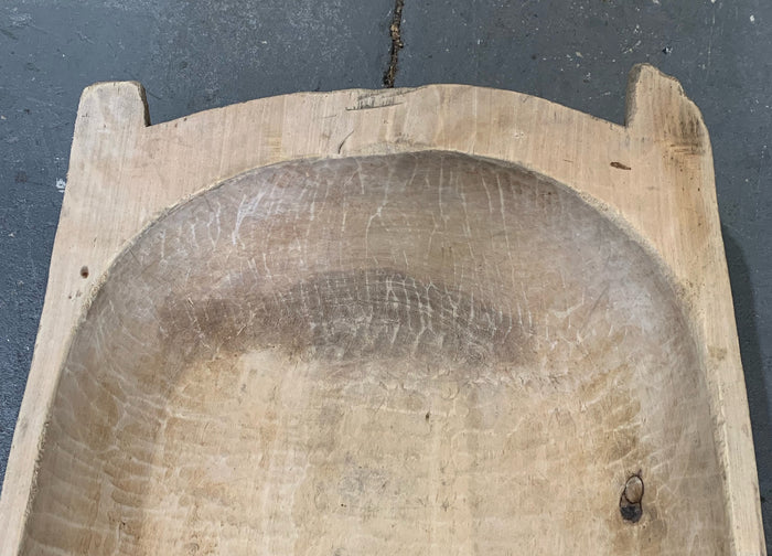 Rustic  Wooden Dough Bowl #4386 Byron