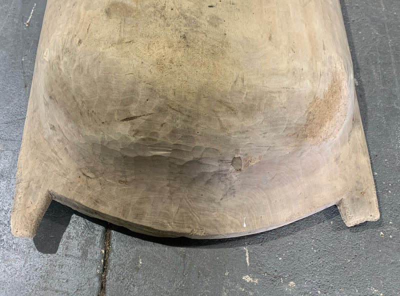 Rustic  Wooden Dough Bowl #4386 Byron