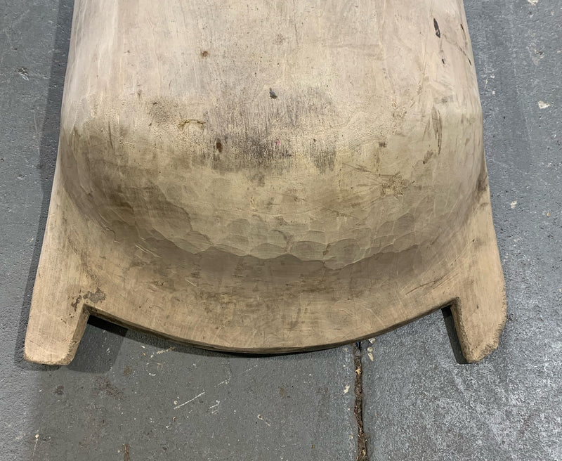 Rustic  Wooden Dough Bowl #4386 Byron